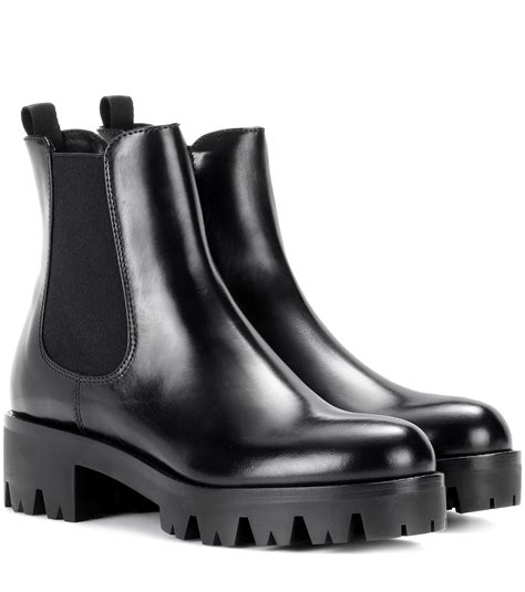 womens black prada boots